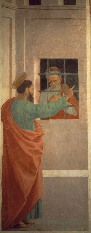 St Paul Visits St Peter in Prison dh, LIPPI, Filippino